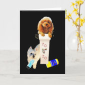 Faltkarte mit den Freuden von "2020" Karte (Gelbe Blume)