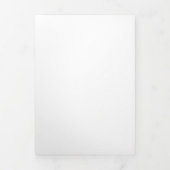 Faltkarte mit doppeltem Buchstaben Dreifach Gefaltete Karte (Cover)