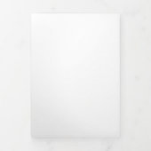 Faltkarte mit doppeltem Buchstaben Dreifach Gefaltete Karte (Cover)