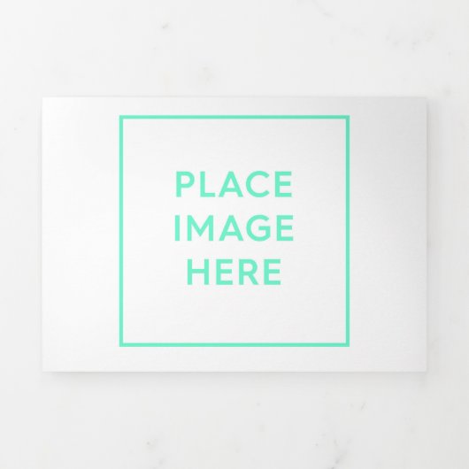 Faltkarte mit doppeltem Buchstaben Dreifach Gefaltete Karte (Cover)