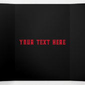 Faltkarte mit doppeltem Buchstaben Dreifach Gefaltete Karte (Innenseite Mitte)