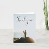 Faltkarte mit Foto Hochzeitskarte Dankeskarte (Vorderseite)