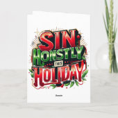 Faltkarte mit Gruß Karte (Rückseite)