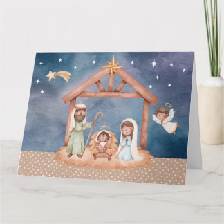 Faltkarte mit Krippenaufzeichnung BLK Karte