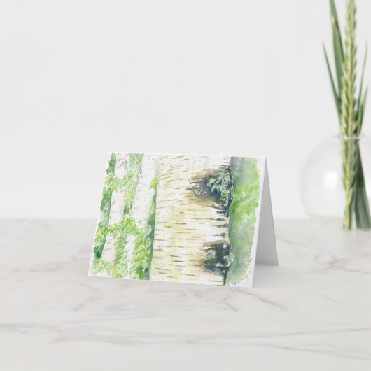 Faltkarte mit originalem Kunstwerk Karte (Vorderseite)