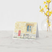 Faltkarte mit originalem Kunstwerk Karte (Gelbe Blume)