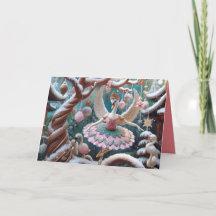 Faltkarte mit Tanzschwänzen