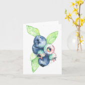 Faltkarte mit Wasserfarbe Karte (Gelbe Blume)