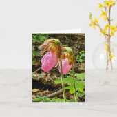 Faltkarte mit Wildblume-Motiv Karte (Gelbe Blume)