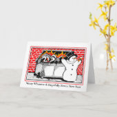 Faltkarte - Müller-Feuerschneider Karte (Gelbe Blume)