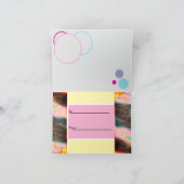 Faltkarte, nach/von, Goldenes Design Dankeskarte (Innenseite)