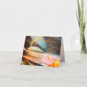 Faltkarte, nach/von, Goldenes Design Dankeskarte (Rückseite)