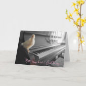 Faltkarte Nóta beag le rá / Nur zu sagen Karte (Gelbe Blume)