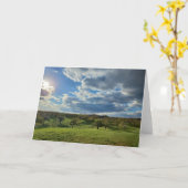 Faltkarte Orchard Karte (Gelbe Blume)