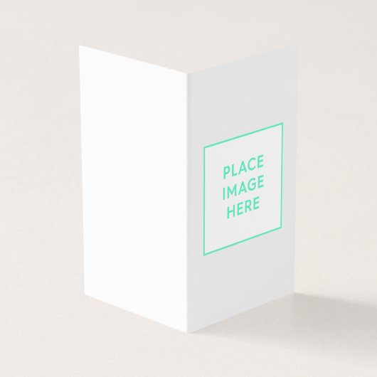 Faltkarte, Papier: Standard-Halbschall (Vorderseite)