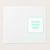 Faltkarte, Papier: Standard-Halbschall (Außenseite Aufgefaltet)