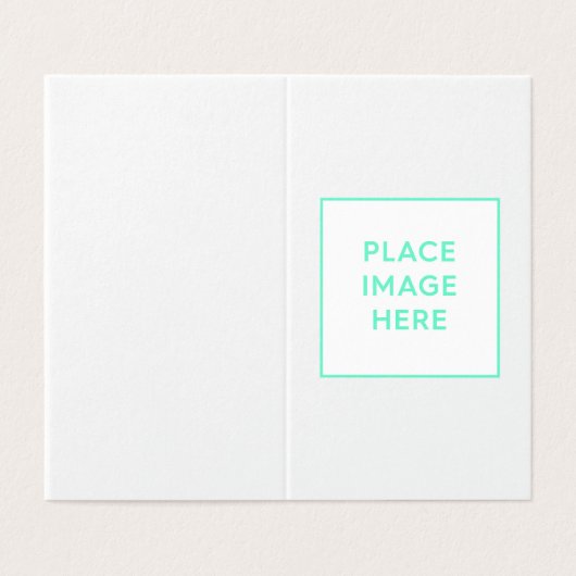 Faltkarte, Papier: Standard-Halbschall (Außenseite Aufgefaltet)