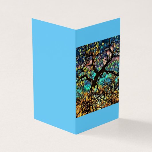 Faltkarte, Papier: Standard-Halbschall (Vorderseite)