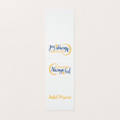 Faltkarte, Papier: Unterschrift (Außenseite Aufgefaltet)