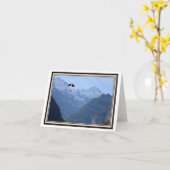 Faltkarte - Parasailing in der Schweiz Karte (Gelbe Blume)