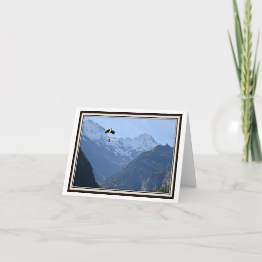 Faltkarte - Parasailing in der Schweiz Karte (Vorderseite)