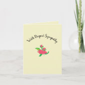 Faltkarte : Tiefes Beileid Karte (Vorderseite)