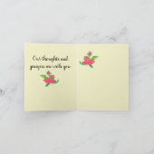 Faltkarte : Tiefes Beileid Karte (Innenseite)