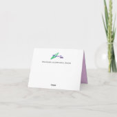 Faltkarte: Tropicle Pflanze (Rückseite)