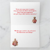 Faltkarte - Viktorianische Weihnachtskarte Karte (Innenseite)