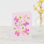 Faltkarte : Wohlfühlen Karte (Gelbe Blume)