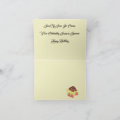 Faltkarte zum Geburtstag : Feiern Karte (Innenseite)