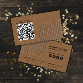 Faltkarton Vintag Visitenkarte