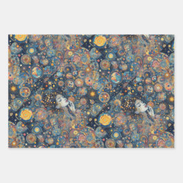 Faltpapier "Ewige Entfaltung" flache Blätter (3)