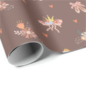 Faltpapier für Ballerina Geschenkpapier (Rolleneckpunkt)