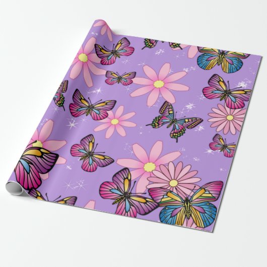 Faltpapier für Blumenstäube Geschenkpapier (Ungerollt)