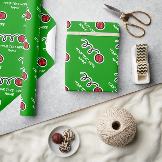 Faltpapier für Bocce-Kugel | Benutzerdefiniertes D Geschenkpapier (Kunsthandwerk)