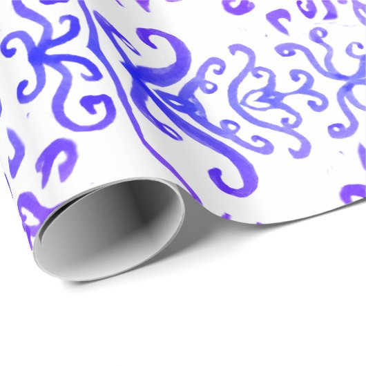 Faltpapier für botanische Elemente Geschenkpapier (Rolleneckpunkt)