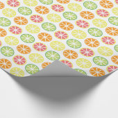 Faltpapier für Citrus-Muster Geschenkpapier (Ecke)