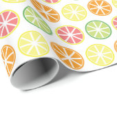 Faltpapier für Citrus-Muster Geschenkpapier (Rolleneckpunkt)