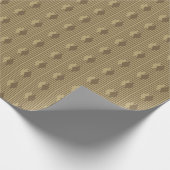 Faltpapier für Creme Tee Diamonds Geschenkpapier (Ecke)