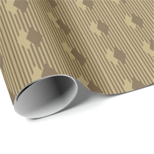 Faltpapier für Creme Tee Diamonds Geschenkpapier (Rolleneckpunkt)