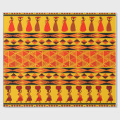 Faltpapier für das lustige afrikanische Stammmuste Geschenkpapier (Flach)