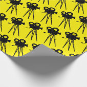 Faltpapier für das Muster der Filmkamera Geschenkpapier (Ecke)