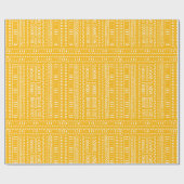 Faltpapier für das Muster der gelben Muschel Geschenkpapier (Flach)