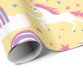 Faltpapier für das Muster "Unicoron Doodle" Geschenkpapier (Rolleneckpunkt)