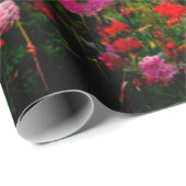 Faltpapier für die Blumenmuster Geschenkpapier (Rolleneckpunkt)