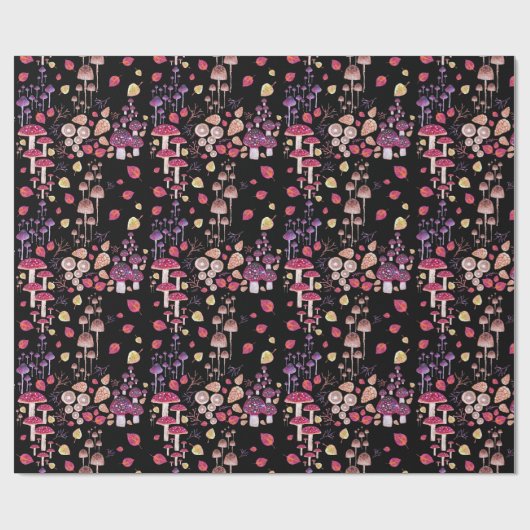 Faltpapier für die Herbst-Nacht-Wasserfarbe Geschenkpapier (Flach)