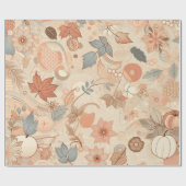 Faltpapier für die Herbstatmosphäre Geschenkpapier (Flach)