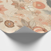 Faltpapier für die Herbstatmosphäre Geschenkpapier (Ecke)