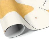 Faltpapier für die Herbstmapselblattverpackung Geschenkpapier (Rolleneckpunkt)